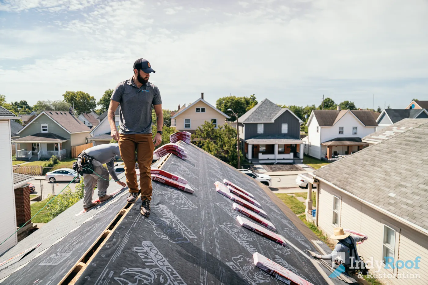 Roof inspection documented on a Eagle Creek home